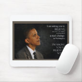 Obama-Zitat Mousepad (Mit Mouse)