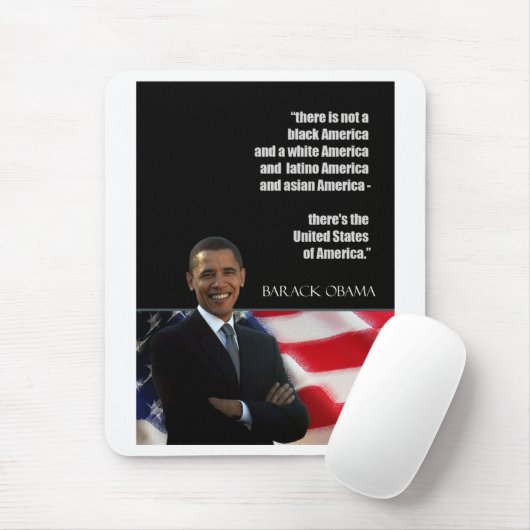 Obama-Zitat Mousepad (Mit Mouse)