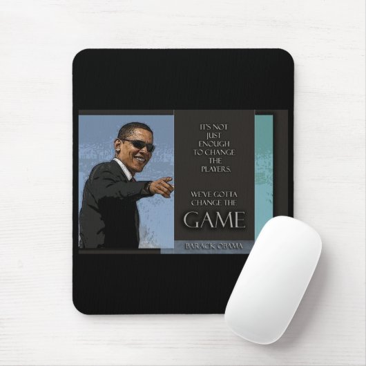 Obama-Zitat Mousepad (Mit Mouse)