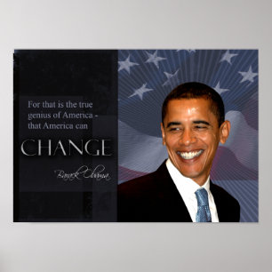 Obama-Zitat-Plakat Poster