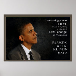 Obama Zitat Poster