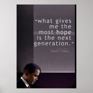 Obama Zitat Poster