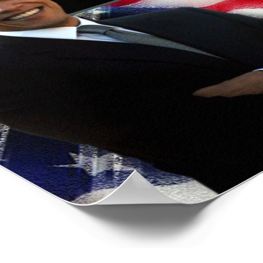 Obama Zitat Poster (Ecke)