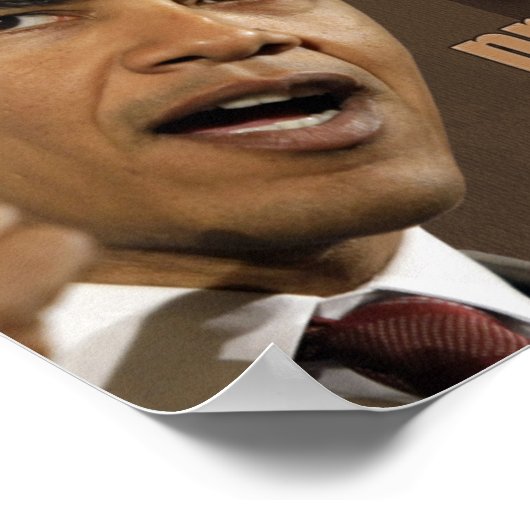 Obama Zitat Poster (Ecke)