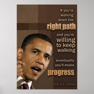 Obama Zitat Poster