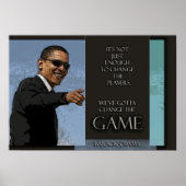 Obama Zitat Poster (Vorne)