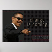 Obama Zitat Poster (Vorne)