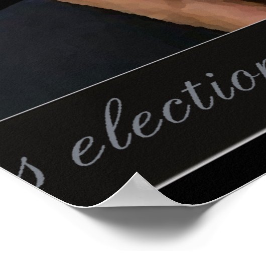 Obama Zitat Poster (Ecke)