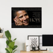 Obama Zitat Poster (Heimbüro)