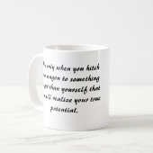 Obama-Zitat-Tasse Kaffeetasse (Vorderseite Links)