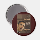 Obama zitieren magnet (Vorderseite/Rückseite)