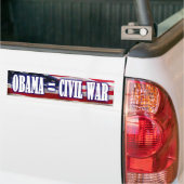 Obama = ziviler Kriegs-Autoaufkleber Autoaufkleber (Auf Lkw)