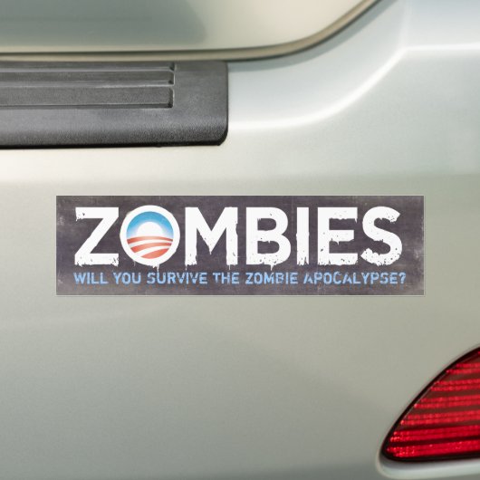 Obama-Zombie-Autoaufkleber Autoaufkleber (Auf Auto)