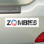 Obama-Zombies Autoaufkleber (Auf Auto)