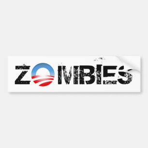 Obama-Zombies Autoaufkleber