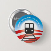 Obama-Zug-Knopf Button (Vorne & Hinten)