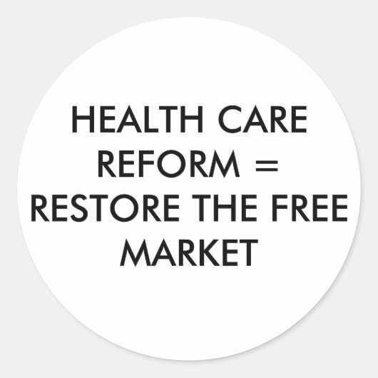 Obamabetikett Runder Aufkleber (Vorderseite)