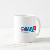 Obamacare - arbeiten schwerer kaffeetasse (VorderseiteRechts)