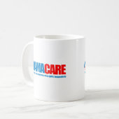 Obamacare - arbeiten schwerer kaffeetasse (Vorderseite Links)