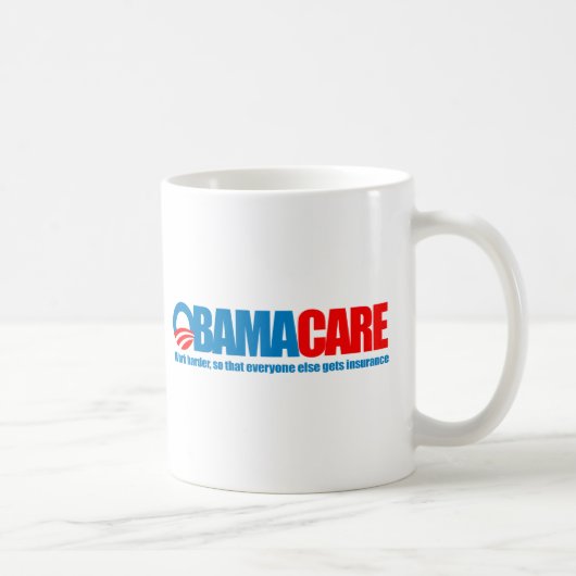 Obamacare - arbeiten schwerer kaffeetasse (Rechts)