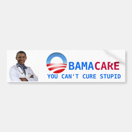 Obamacare Autoaufkleber (Vorne)