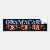 Obamacare Autoaufkleber (Vorne)