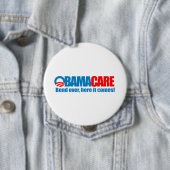 Obamacare - Biegung hierhin kommt sie Button (Beispiel)
