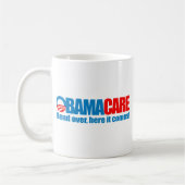 Obamacare - Biegung hierhin kommt sie Kaffeetasse (Links)