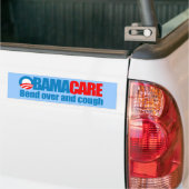 Obamacare - Biegung vorbei und Husten Autoaufkleber (Auf Lkw)
