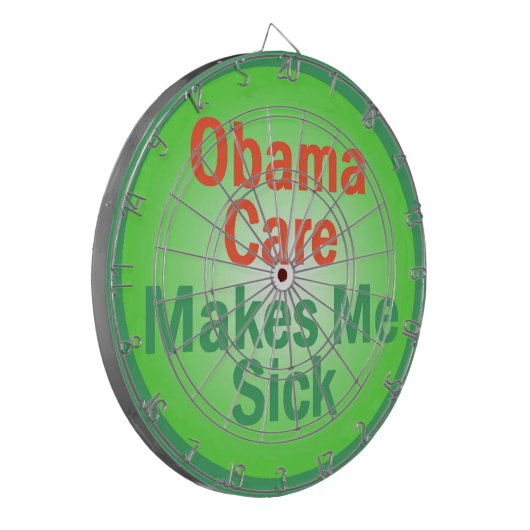 ObamaCare Dartscheibe (Vorderseite Links)