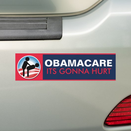 Obamacare, die Gonna Hurt Autoaufkleber (Auf Auto)