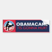 Obamacare, die Gonna Hurt Autoaufkleber (Vorne)