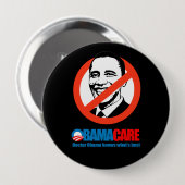 Obamacare - Doktor Obama weiß, was am besten ist Button (Vorne & Hinten)
