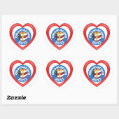 Obamacare Heart Sticker (Blatt)