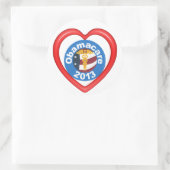 Obamacare Heart Sticker (Tasche)