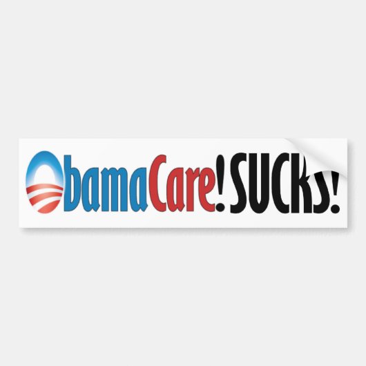 ObamaCare ist zum Kotzen Autoaufkleber (Vorne)