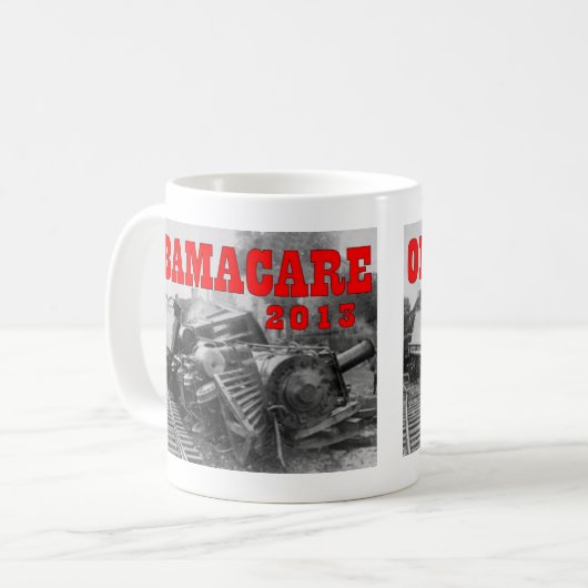 OBAMACARE KAFFEETASSE (Vorderseite Links)