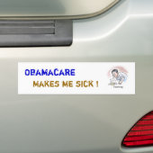 ObamaCare machen mich krank! Autoaufkleber (Auf Auto)