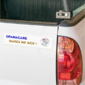 ObamaCare machen mich krank! Autoaufkleber (Auf Lkw)