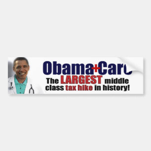 ObamaCare: Mittelstand-Steuererhöhung Autoaufkleber