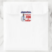 ObamaCare Runder Aufkleber (Tasche)