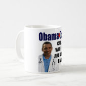 ObamaCare - Schaufel bereit Kaffeetasse (Vorderseite Links)