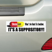 ObamaCare: Seien Sie nicht hart zu schlucken! Autoaufkleber (Auf Auto)