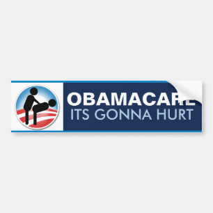 Obamacare sein Gehen zu verletzen Autoaufkleber