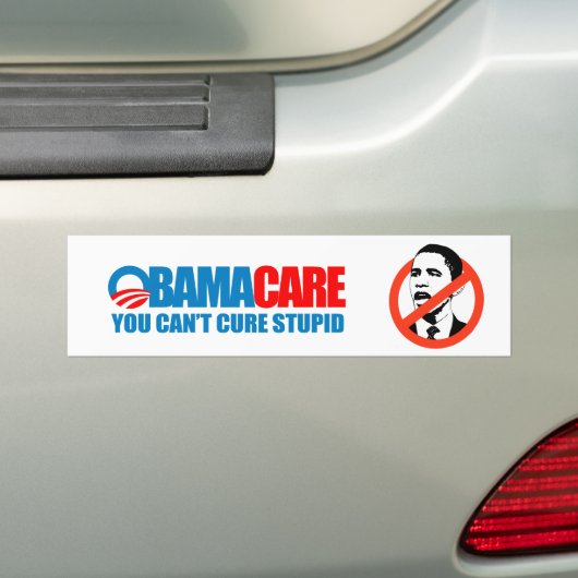 Obamacare - Sie können dummes nicht kurieren Autoaufkleber (Auf Auto)