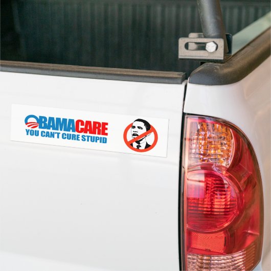 Obamacare - Sie können dummes nicht kurieren Autoaufkleber (Auf Lkw)