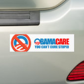 Obamacare - Sie können dummes nicht kurieren Autoaufkleber (Auf Auto)
