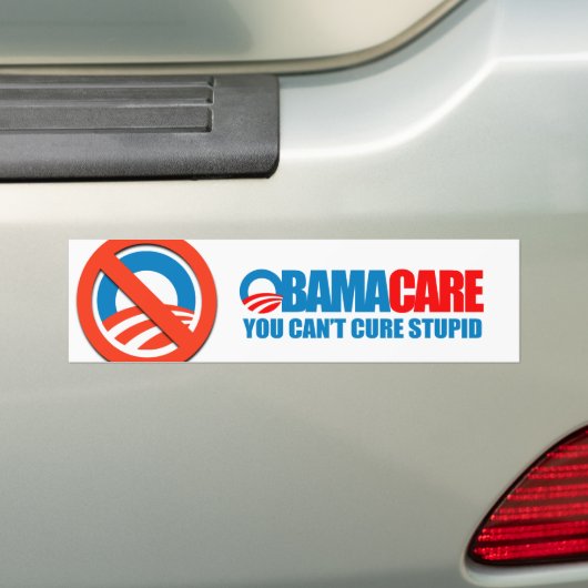 Obamacare - Sie können dummes nicht kurieren Autoaufkleber (Auf Auto)