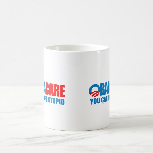 Obamacare - Sie können dummes nicht kurieren Kaffeetasse (Mittel)