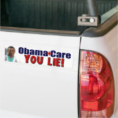 ObamaCare: "Sie Lüge! " Autoaufkleber (Auf Lkw)